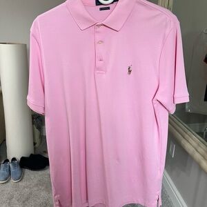 Ralph Lauren Men's Pink Polo Shirt